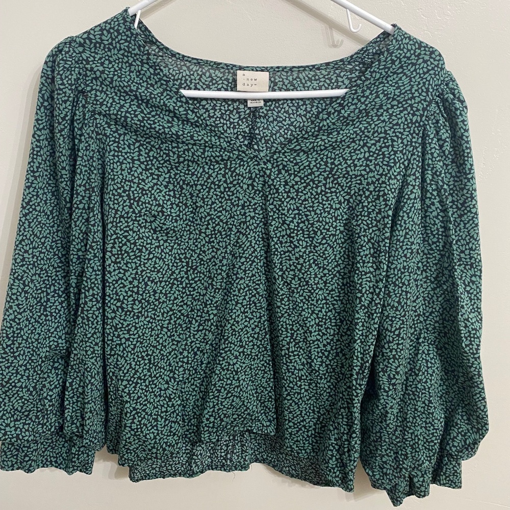 Peasant Blouse with Slight Ballon Sleeves